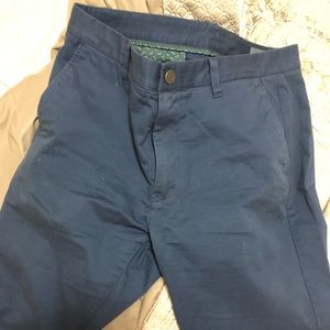 Bonobos Tailored Fit Chinos - Blue 34x32